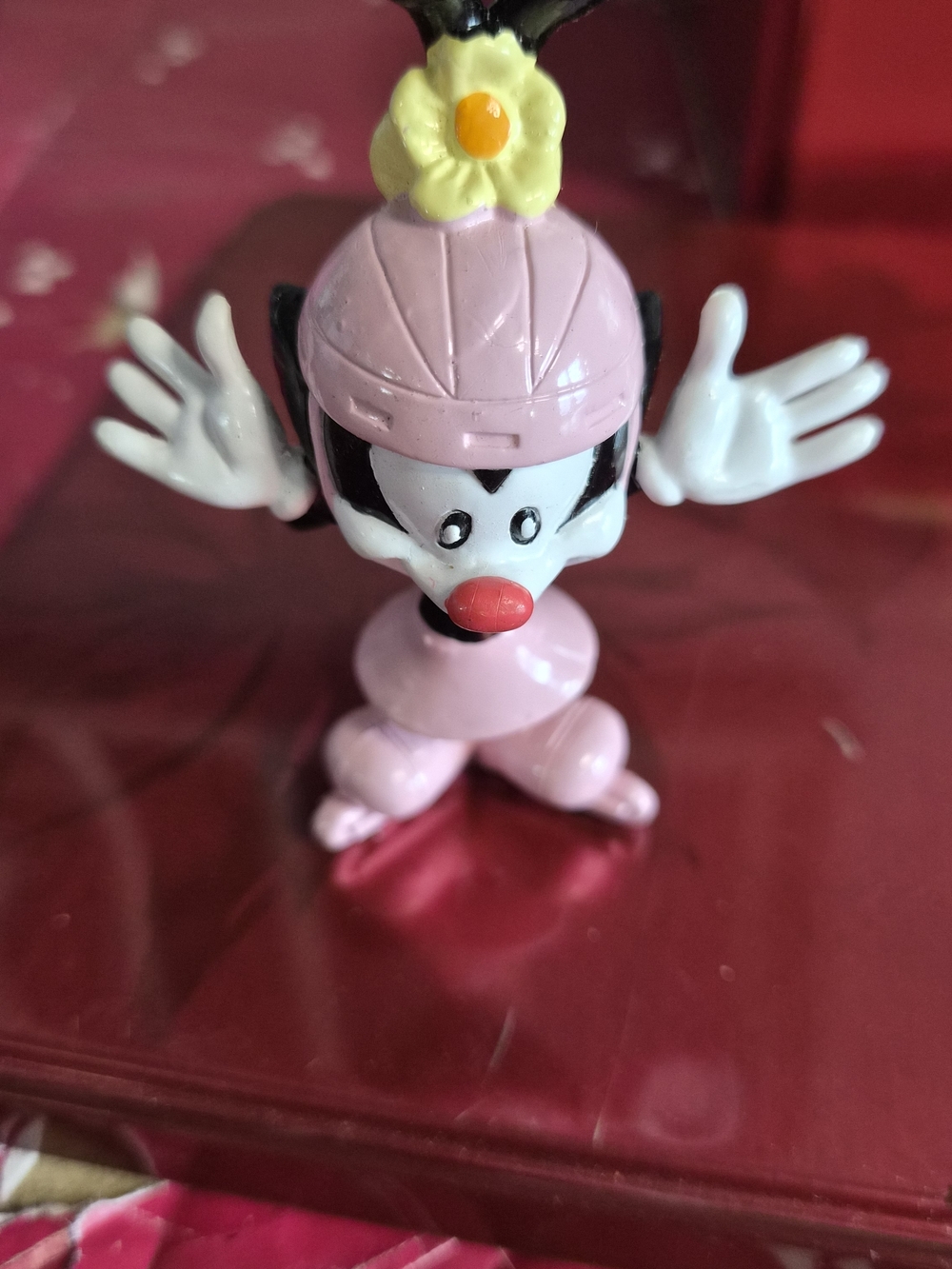 Pink Cartoon Character Figure Kids Toy - Cute Collectible